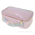 Fashion Luxury Professional Mermaid PU Cosmetic Box, Zipper Modern Cosmetic Bag